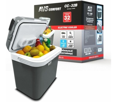 Холодильник автомобильный AVS CC-32B 32л 12V/220V
