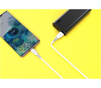 Кабель SMARTBUY (iK-3112-S40w) S40 Type C белый, 3 А, 1 м