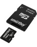Карта памяти SMARTBUY (SB128GBSDCCTV) MicroSDXC 128GB cl10 U3 V30 + адаптер