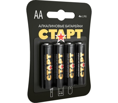 Алкалиновая батарейка СТАРТ (19123) LR6-BL4 N