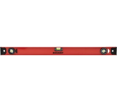 REXANT (12-9212) Уровень алюминиевый Рельс, 800мм, 3 глазка (1 поворотный)