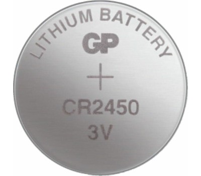 Литиевые дисковые батарейки GP (10648) CR2450-2C5 (CR2450)