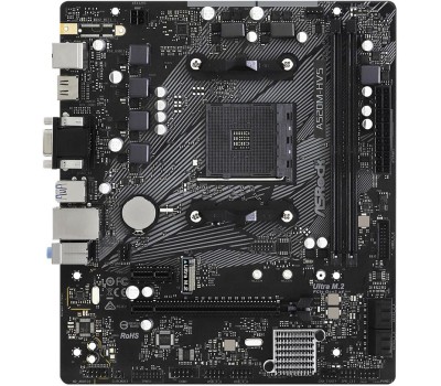ASROCK A520M-HVS {Soc-AM4 AMD A520 2xDDR4 mATX AC`97 8ch(7.1) GbLAN RAID+VGA+HDMI}