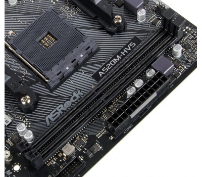 ASROCK A520M-HVS {Soc-AM4 AMD A520 2xDDR4 mATX AC`97 8ch(7.1) GbLAN RAID+VGA+HDMI}