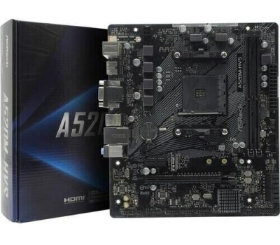 ASROCK A520M-HVS {Soc-AM4 AMD A520 2xDDR4 mATX AC`97 8ch(7.1) GbLAN RAID+VGA+HDMI}