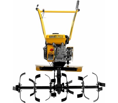 Мотоблок DENZEL Мотоблок DPT-270SB, 7 л.с., ремен.сцеп, фрез 3х4, ШОМ, без колес, передачи 2В/1Н 56452