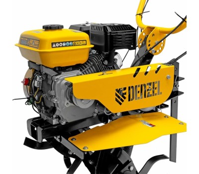 Мотоблок DENZEL Мотоблок DPT-270SB, 7 л.с., ремен.сцеп, фрез 3х4, ШОМ, без колес, передачи 2В/1Н 56452