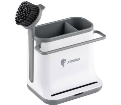 Кухонные аксессуары LEONORD Органайзер для кухни SAUBER, 2 отделения (щетка в комплекте)