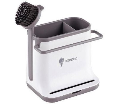 Кухонные аксессуары LEONORD Органайзер для кухни SAUBER, 2 отделения (щетка в комплекте)