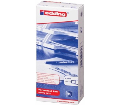 Маркер EDDING (09-3995-9) Набор маркеров permanent 0,3мм (для пленок и ПВХ) набор:черный,красный,зеленый,синий -140