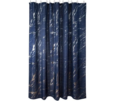 Штора для ванной ЕГ (550) Marble Штора для ванной синяя