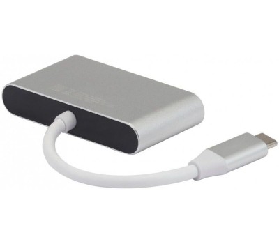 Картридер DIGMA CR-C2501-S, серебристый [cr-с2501-s]