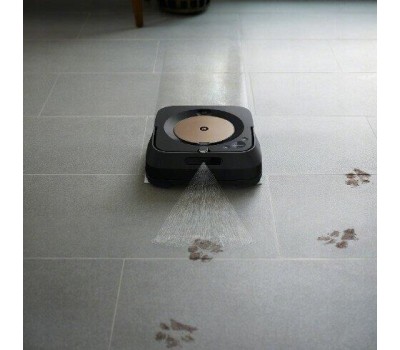 пылесосы IROBOT Робот-пылесос Braava Jet M6, 50Вт, черный/черный [m613240]