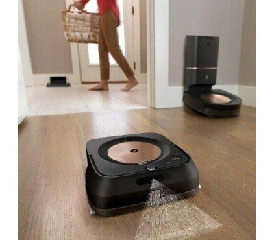 пылесосы IROBOT Робот-пылесос Braava Jet M6, 50Вт, черный/черный [m613240]