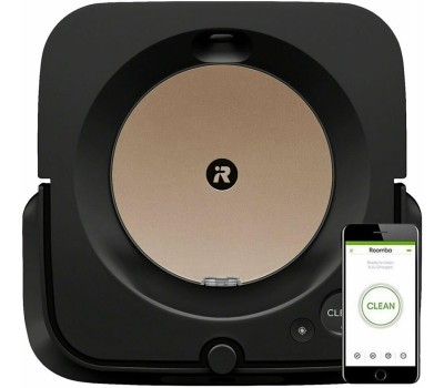 пылесосы IROBOT Робот-пылесос Braava Jet M6, 50Вт, черный/черный [m613240]