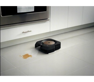 пылесосы IROBOT Робот-пылесос Braava Jet M6, 50Вт, черный/черный [m613240]