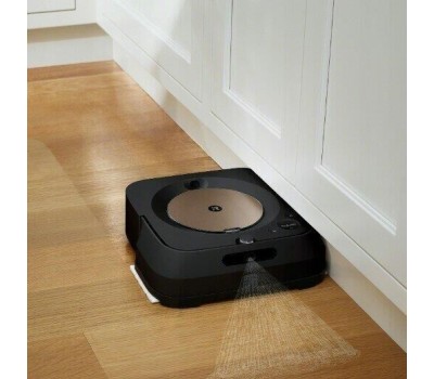 пылесосы IROBOT Робот-пылесос Braava Jet M6, 50Вт, черный/черный [m613240]