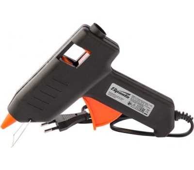 Клеевой пистолет SPARTA Клеевой пистолет, 11 мм, 80 Вт, 10 г/мин 93017