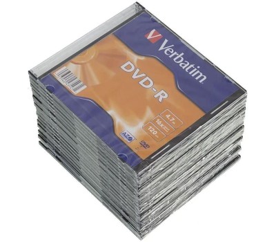 VERBATIM Диск 4.7Gb 16x Slim case (20шт) (43547)