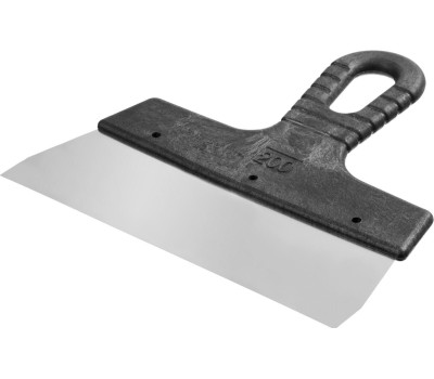 СИБИН 200 мм, пластиковая ручка, нержавеющий фасадный шпатель (10079-200)