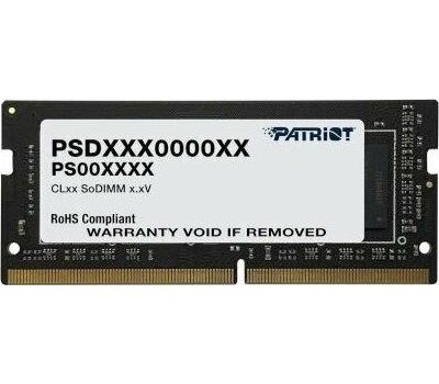 Оперативная память PATRIOT Оперативная память Signature PSD416G320081S DDR4 - 1x 16ГБ 3200МГц, для ноутбуков (SO-DIMM), Ret