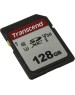 TRANSCEND Карта памяти SDXC UHS-I U1 128 ГБ, 100 МБ/с, Class 10, TS128GSDC300S, 1 шт., без адаптера