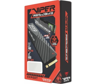 Накопитель SSD PATRIOT SSD накопитель Viper VP4300 VP4300-2TBM28H 2ТБ, M.2 2280, PCIe 4.0 x4, NVMe, M.2
