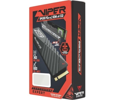 Накопитель SSD PATRIOT SSD накопитель Viper VP4300 VP4300-2TBM28H 2ТБ, M.2 2280, PCIe 4.0 x4, NVMe, M.2