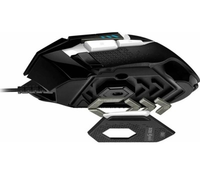 LOGITECH Мышь проводная G502 SE Hero, игровая, лазерная, USB, 25600dpi, черный и белый [910-005732]