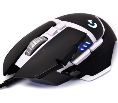 LOGITECH Мышь проводная G502 SE Hero, игровая, лазерная, USB, 25600dpi, черный и белый [910-005732]