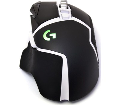 LOGITECH Мышь проводная G502 SE Hero, игровая, лазерная, USB, 25600dpi, черный и белый [910-005732]