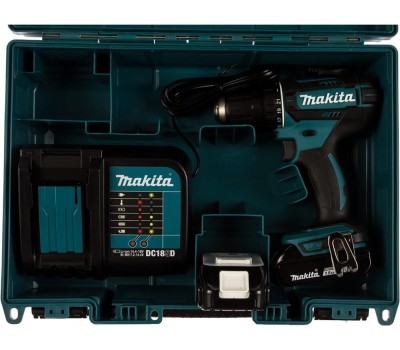 MAKITA Дрель-шуруповерт DDF482SYE, 1.5Ач, с двумя аккумуляторами