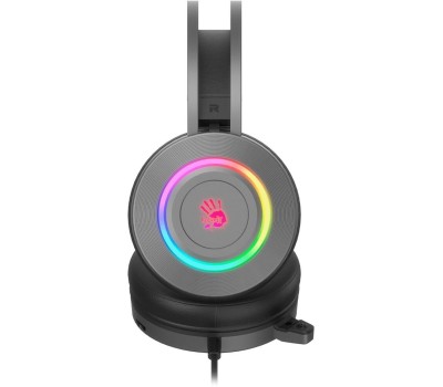 A4TECH Гарнитура игровая Bloody G521S, для компьютера, мониторные, проводные, серый