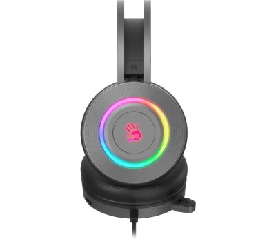 A4TECH Гарнитура игровая Bloody G521S, для компьютера, мониторные, проводные, серый