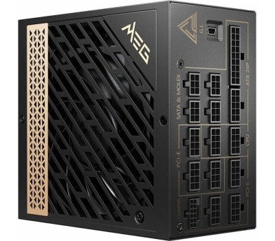 Блок питания MSI Блок питания MEG Ai1300P, 1300Вт, 80 PLUS PLATINUM, 120мм, черный, retail [306-7zp4a11-ce0]