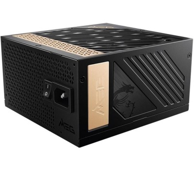 Блок питания MSI Блок питания MEG Ai1300P, 1300Вт, 80 PLUS PLATINUM, 120мм, черный, retail [306-7zp4a11-ce0]