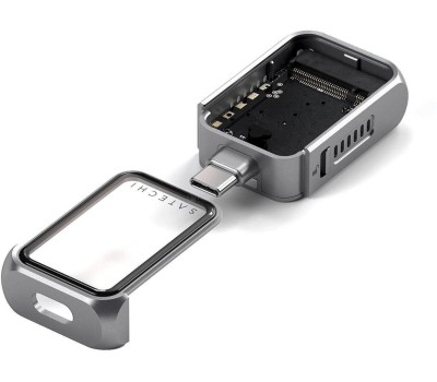 SATECHI Бокс внешний для жесткого диска Mini NVMe SSD USB4 Enclosure. Цвет: серый