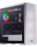 Корпус для ПК XPG Корпус DEFENDER WHITE [DEFENDER-WHCWW] (Midi-Tower, белый, TG, 120mm fan*3)