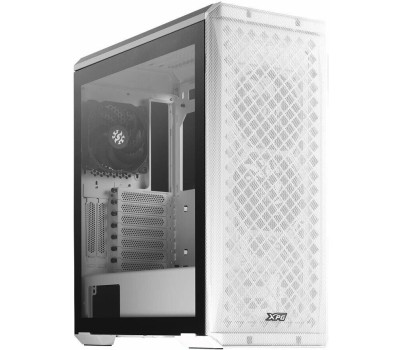 Корпус для ПК XPG Корпус DEFENDER WHITE [DEFENDER-WHCWW] (Midi-Tower, белый, TG, 120mm fan*3)