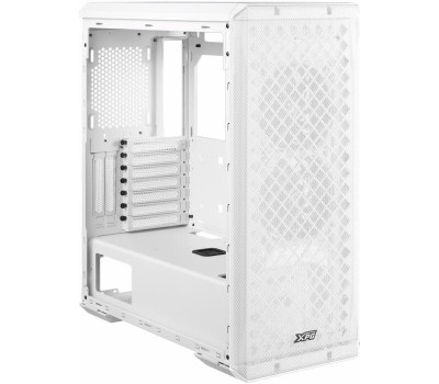 Корпус для ПК XPG Корпус DEFENDER WHITE [DEFENDER-WHCWW] (Midi-Tower, белый, TG, 120mm fan*3)