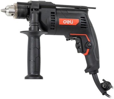 Дрель DELI Дрель-шуруповерт сетевая DE-CZ13-1E (680Вт, 13мм, 3000об/мин, 48000уд/мин, картон)