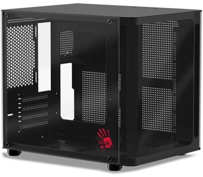 Корпус для ПК BLOODY Корпус mATX BD-CC104, Mini-Tower, без БП, черный [bd-cc104-bk]