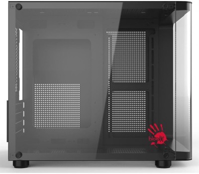 Корпус для ПК BLOODY Корпус mATX BD-CC104, Mini-Tower, без БП, черный [bd-cc104-bk]