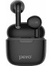 PERO Наушники TWS05, спортивные, Bluetooth, внутриканальные, черный [ptws05b]