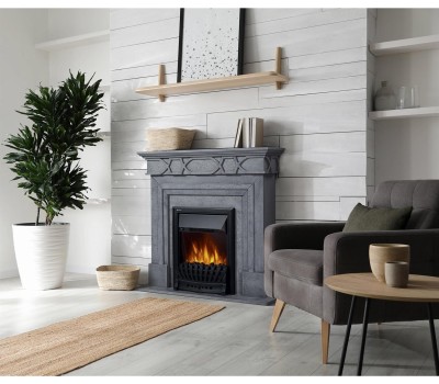 Камин электрический FIRELIGHT Каминокомплект : Очаг Classic EFP/P-1020LS, портал Antico Classic серый