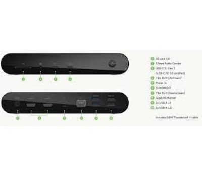 BELKIN Зарядная станция Connect PRO 12-in-1 Thunderbolt 4 Docking Station. Цвет: серый космос