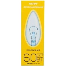 Лампа накаливания СТАРТ (8890) ДС 60Вт Е27 свеча