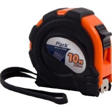рулетка PARK TM30-10025 рулетка с фиксатором, прорезиненный корпус, 10x25мм (353030)