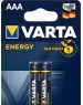 Элементы питания VARTA LR03 AAA BL2 ENERGY ALKALINE 1.5V (4103) (4103213412)