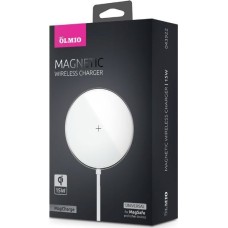 Беспроводное зарядное устройство OLMIO БЗУ MagCharge, QI, 15W (043922)